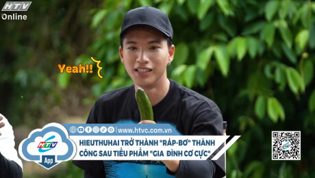 Xem Show CLIP HÀI HIEUTHUHAI làm "ráp-bơ" sau tiểu phẩm "hoàn cảnh gia đình" HD Online.